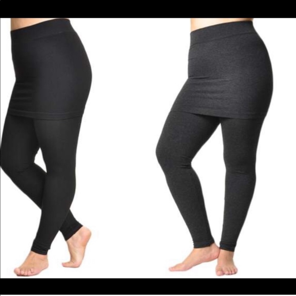 Angelina Queen Size Skirted Leggings